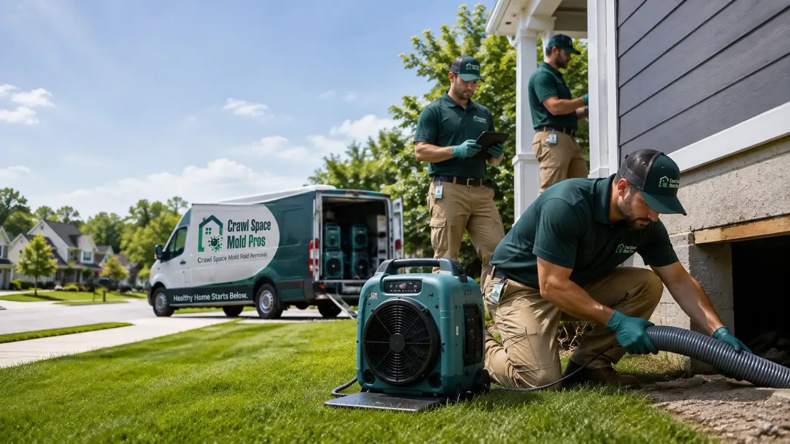 Crawl Space Mold Removal in Saginaw, MN